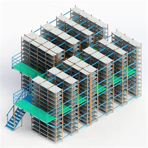 Steel Mezzanine Platform Multi Level Storage Racking China Multi