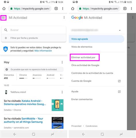 C Mo Borrar El Historial De B Squeda De Google Desde Un M Vil Android