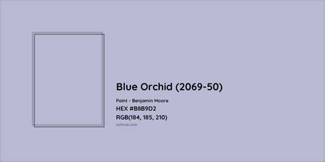 Benjamin Moore Blue Orchid Paint Color Codes Similar Paints