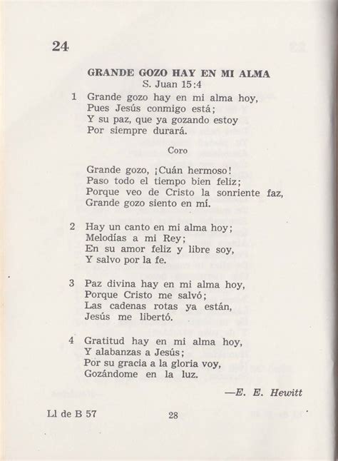 Himnos De Gloria Edicion Segunda Page 28 Hymnary Org