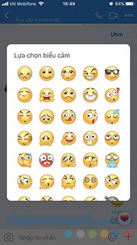 Cách thả emoji tràn ngập màn hình chat Zalo