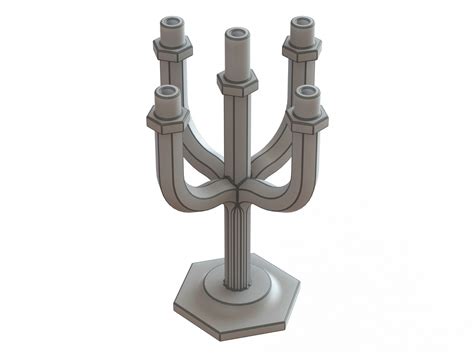 3D Model Hexagonal Candle Tree Holders TurboSquid 2187391