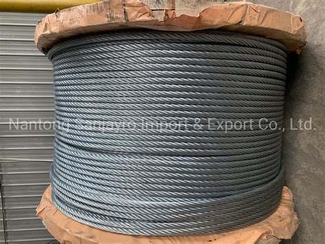 Lifting Oiled Ungalvanized Steel Wire Rope Black X China Steel