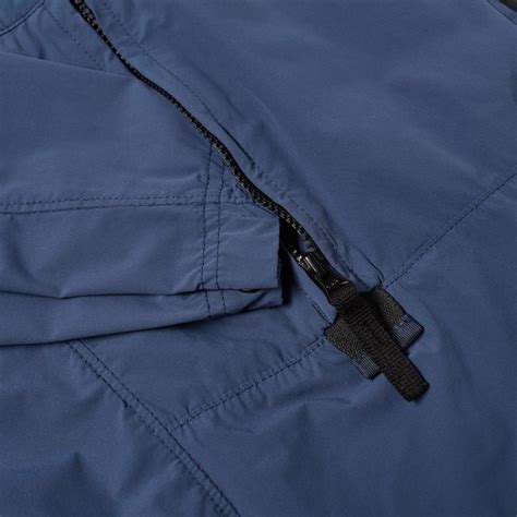 Stone Island Nylon Garment Dyed Hooded Jacket Avio Blue END Global