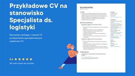 Specjalista ds logistyki przykłady CV porady w ich pisaniu 2025