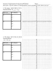 Composition Of Transformations Pdf Geometry Transformation