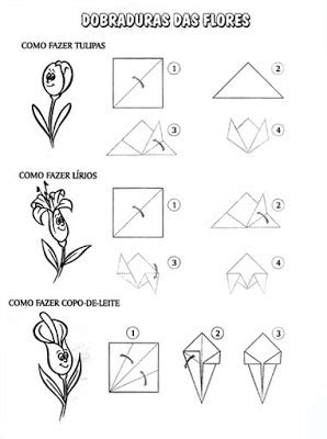 Dobraduras De Flores Mundinho Da Crian A Atividades Para Educa O