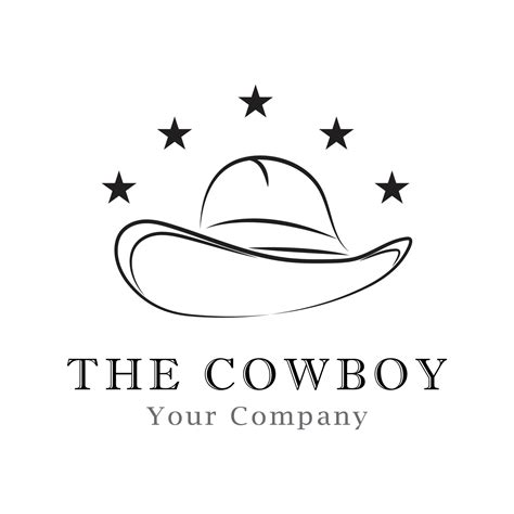 Cowboy logo vector template design 15707324 Vector Art at Vecteezy