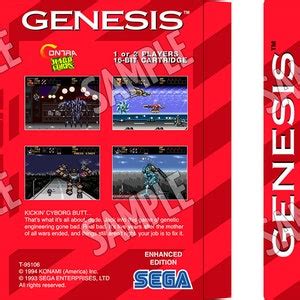 Contra Hard Corps Enhanced Edition Sega Mega Drive Genesis Etsy