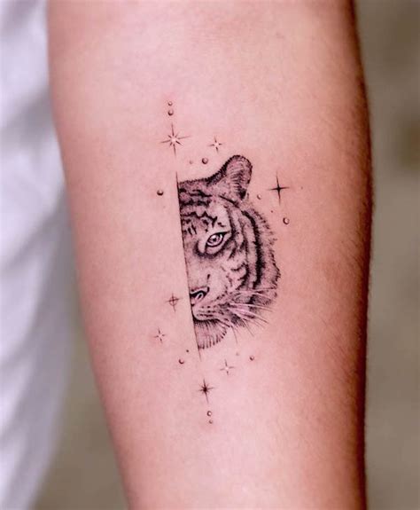 Discover 136+ small tiger tattoo designs super hot - in.starkid.edu.vn