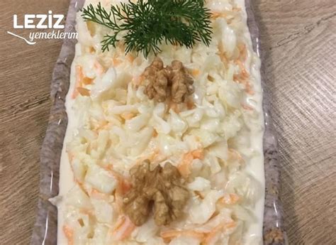 Coleslaw Lahana Salatası Leziz Yemeklerim