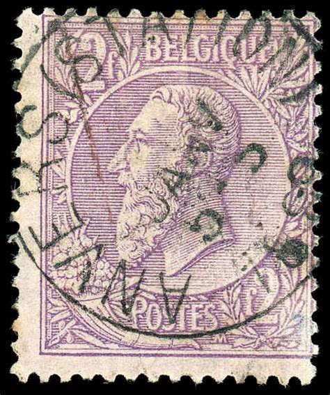 Buy Belgium 59 King Leopold II 1886 Arpin Philately