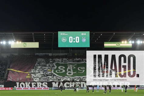 Choreo FCSG Fans FC St Gallen Grasshopper Club Zürich Super League