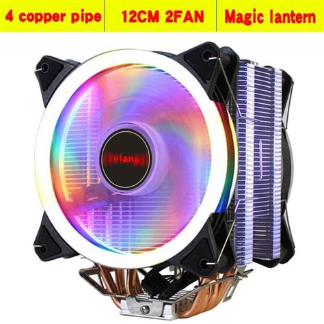 1 Ventilateur 4 Broches LGA X79 X99 CPU Refroidisseur Pur Cuivre