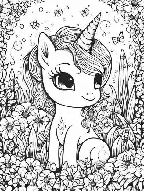 Images de Couverture Livre Coloriage Licorne Téléchargement gratuit