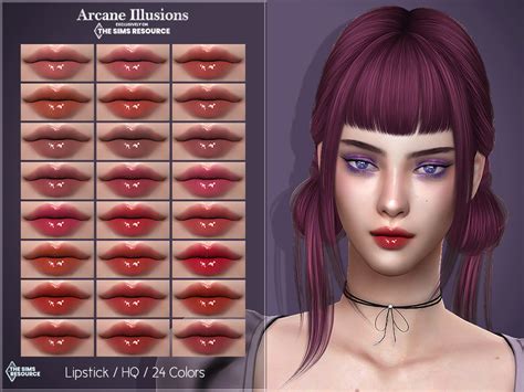 Lmcs Lipstick N94 By Lisaminicatsims At Tsr Artofit