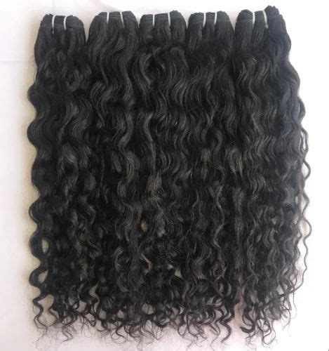 Transgreen Black Raw Indian Temple Curly Cuticle Aligned Human Hair