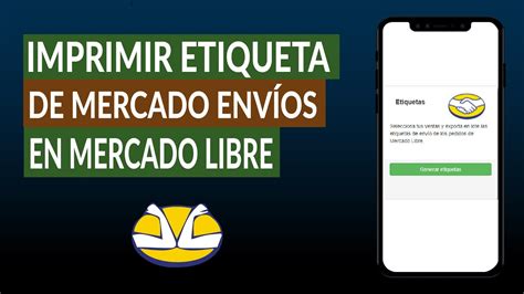 C Mo Imprimir La Etiqueta De Mercado Env Os En Mercado Libre F Cilmente