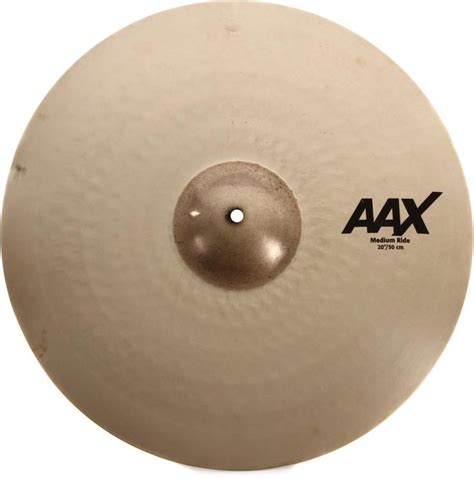 Sabian Inch Aax Medium Ride Cymbal Brilliant Finish Sweetwater