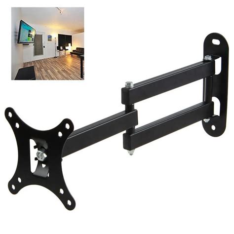 Universal LCD LED TV Wall Mount Rotated TV Wall Bracket Tilt Swivel ...