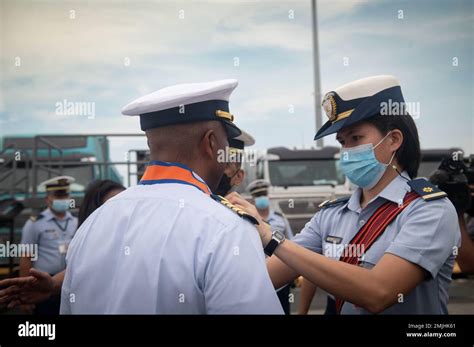 U S Coast Guard Capt Willie Carmichael Commanding Officer Of U S