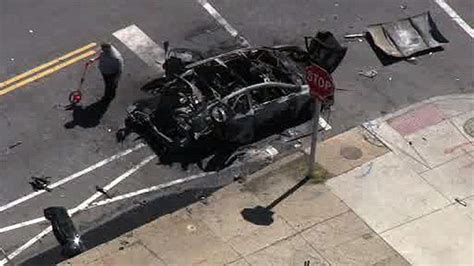 Propane tank explodes inside car in Port Richmond [Video]