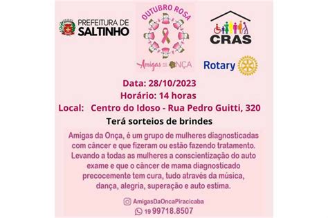 Prefeitura E CRAS Promovem Encontro O Grupo De Mulheres Amigas Da