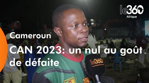 Cameroun Guinée un score de parité au goût de défaite pour les Lion