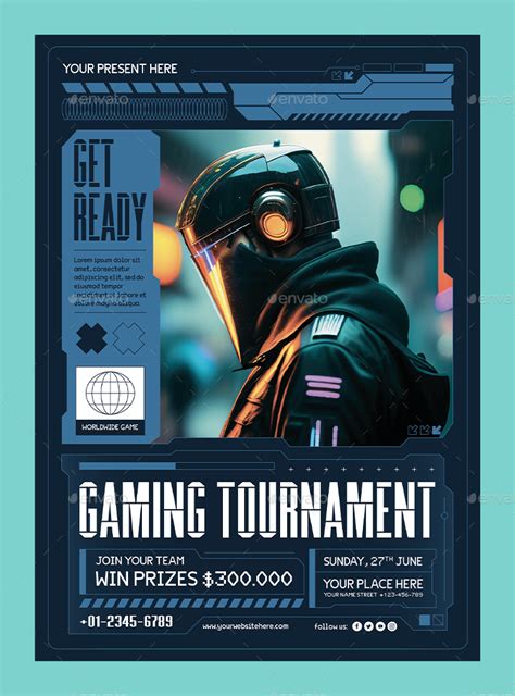 Game Tournament Flyer Print Templates Graphicriver