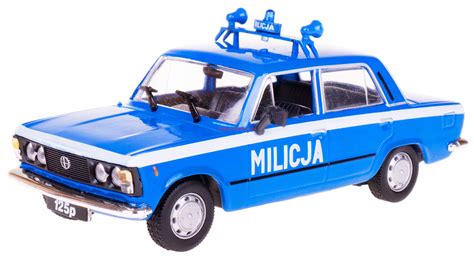 FIAT 125P MILICJA MODEL METALOWY PRL 1 43 DAFFI Sklep Z Zabawkami