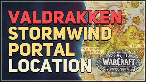 Stormwind Portal In Valdrakken Thaldraszus Wow Dragon Isles Youtube