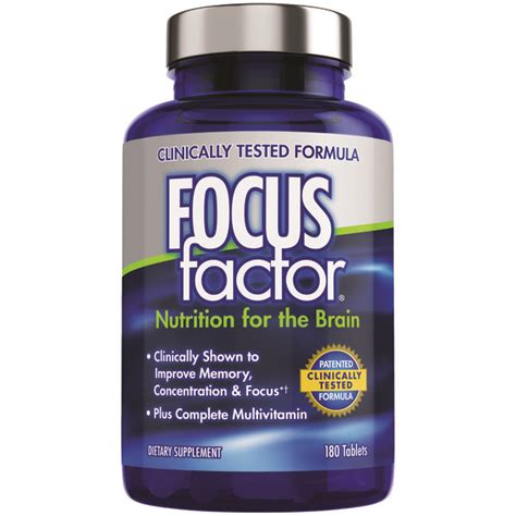 Costco Focus Factor Improved Memory Concentration Brain Supplement