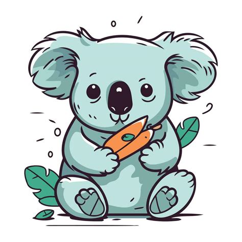 Cute Cartoon Koala Vector Illustration Of A Cute Koala 33839824