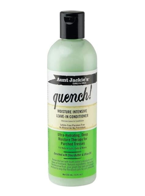 Aunt Jackies Quench Moisture Intensive Leave In Contioner Oz