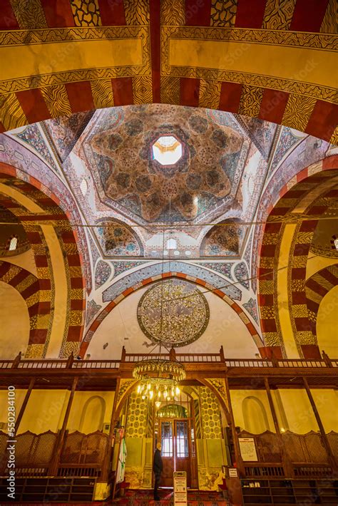 Edirne Turkey November Interior With The Old Mosque Eski