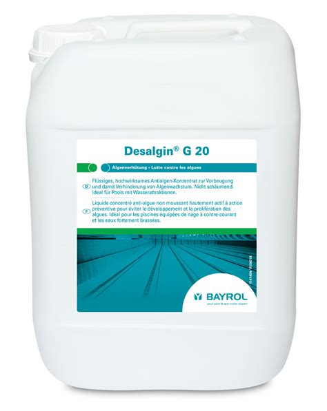 Desalgine G20 Anti Algues Pour Piscines Et Spas Bayrol