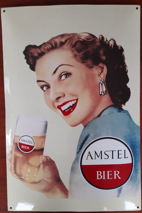 Amstel Advertising Sign Enamel Catawiki