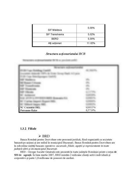 Referat Analiza Comparativ Dintre Brd I Bcr