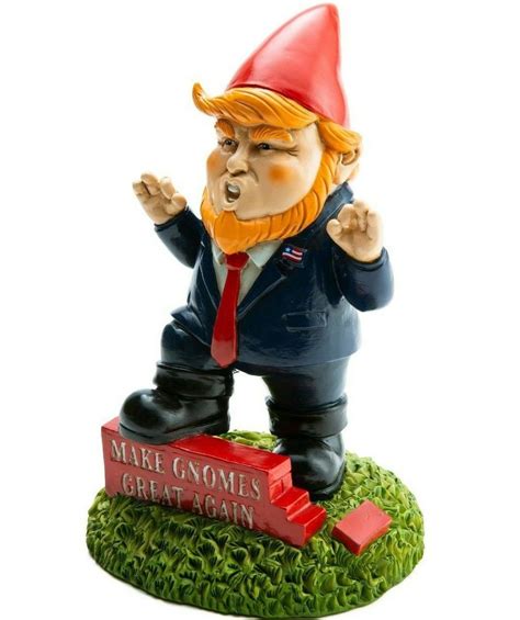 Donald Trump Garden Gnome Outdoor Home Yard Lawn Statue Etsy Canada