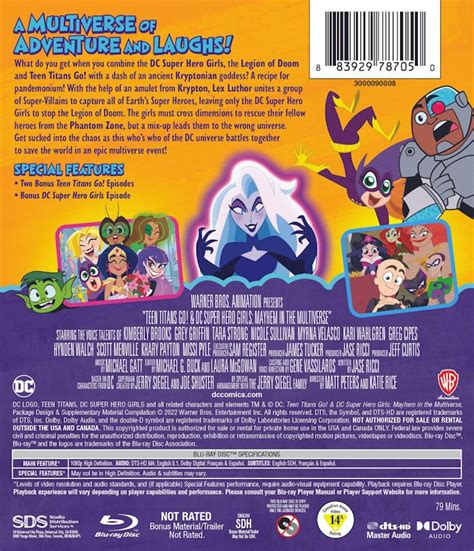 Buy Teen Titans Go And Dc Super Hero Girls Mayhem In T Blu Ray Gruv