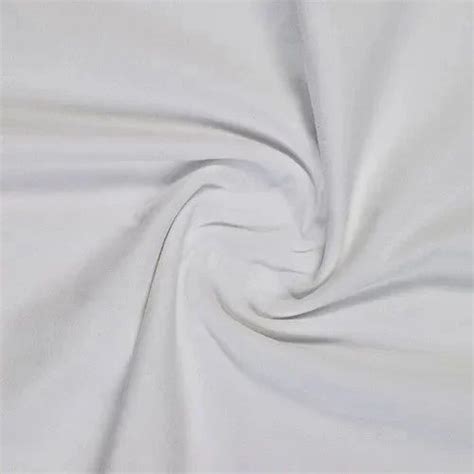 Four Way Lycra Fabric 220 Gsm White Colour Print Solid At Rs 75