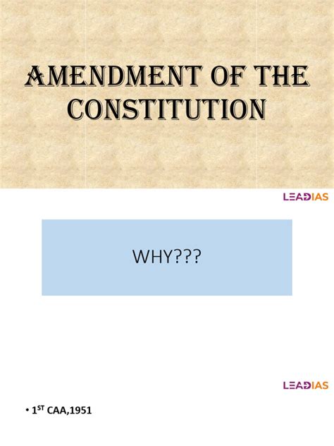 Amendment of The Constitution | PDF | Justice | Crime & Violence