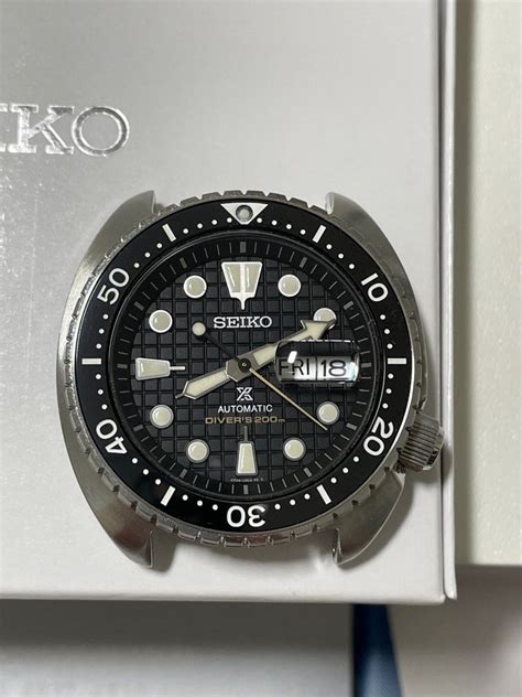 Seiko Prospex Black King Turtle Watch Srpe Luxury Watches On Carousell