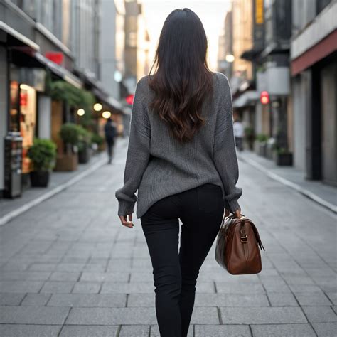 Image Of A Woman In A Black Pants And Hot Ass Aihotassfactory