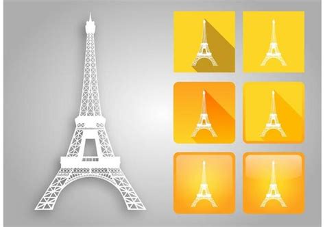 Torre Eiffel Silueta Vectores Iconos Gráficos y Fondos para Descargar