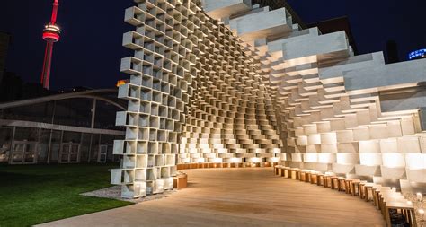 Architect Bjarke Ingels Unveils A Zipper Like Pavilion In Toronto