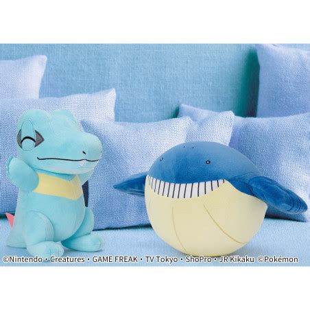 Plush Totodile Mofugutto Color Selection Blue Pokémon Meccha Japan