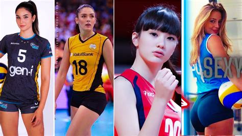 Top Most Beautiful Volleyball Players In The World Now Youtube