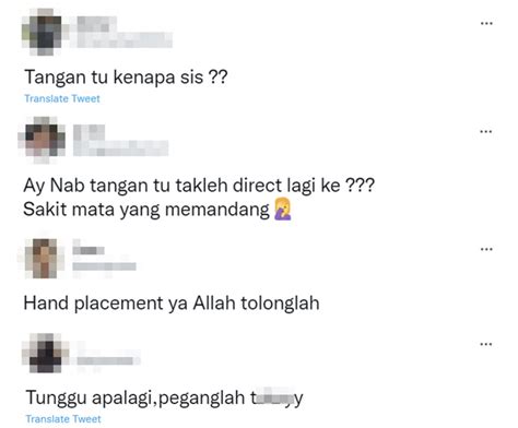 Netizen Risau Tengok Kedudukan Tangan Nabila Razali Dekat Mk