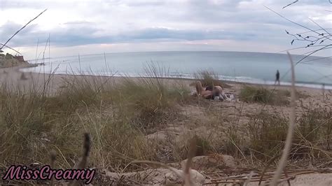 Exhibitionist Wife Outdoor Amateur Milf Sucks Big Cock On Nudity Beach Public In Croatia Front